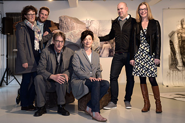 Exhibit A moment of silence – a stone for Hamm, Fabrik der Künste / Photo: Thomas Schloemann