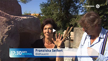 „Ein Stein für Hamm“: Hamburger Bildhauerin schenkt Stadt eine Skulptur, 09.09.2016, 17:30 SAT.1 REGIONAL